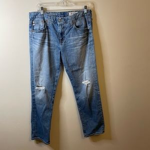 AG Adriano Goldschmied AG-Ed Denim The Ex-Boyfriend Slim Jeans Light Distressing